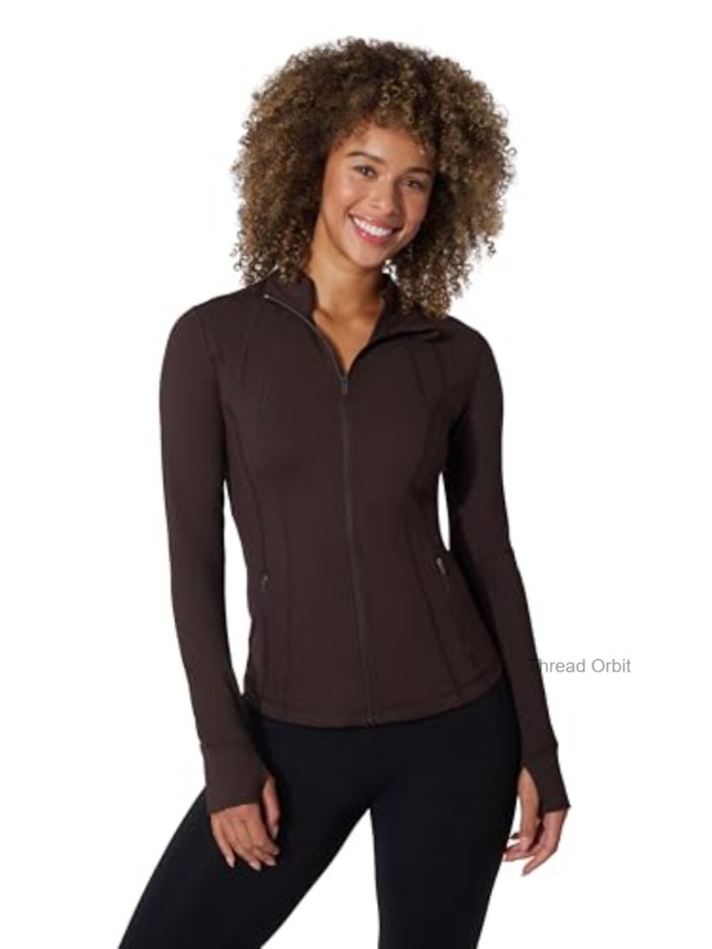 Ultra Soft Lightweight Full Zip Yoga Jacket with Pockets
